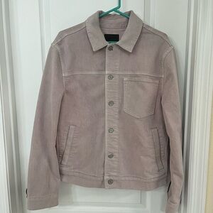 Banana Republic Women’s Dusty Pink Trucker Denim Jacket Medium